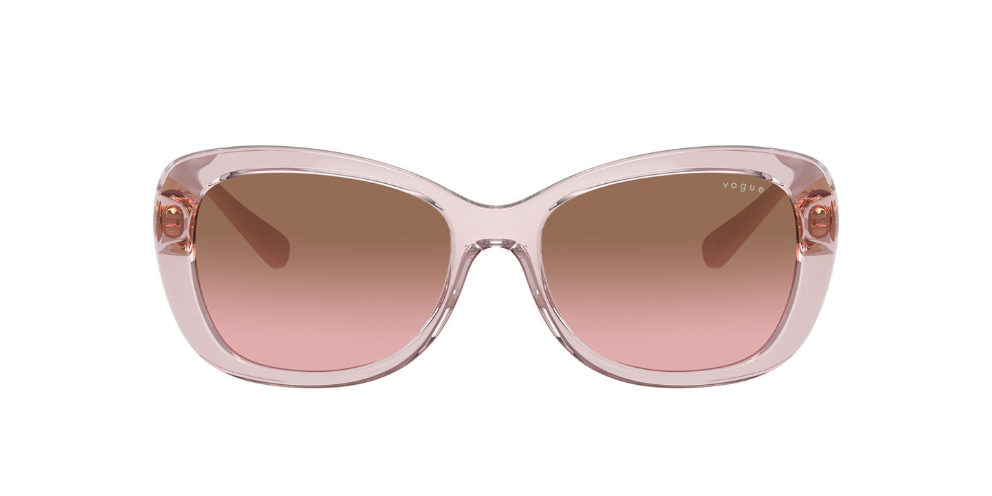 Lentes de Sol Vogue Oversize Rosado Traslúcido