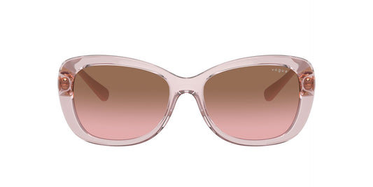 Lentes de Sol Vogue Oversize Rosado Traslúcido